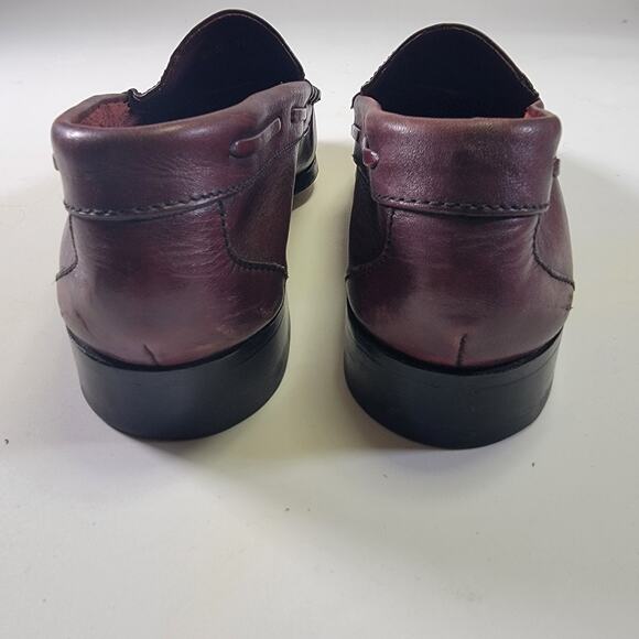 Winthrop Genuine Handsewn Leather Penny Loafers Burgundy Men’s Size 8.5 D... main image 8